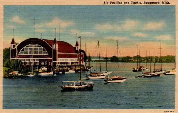 Big Pavillion - Old Post Card Photo Of Big Pavillion (newer photo)